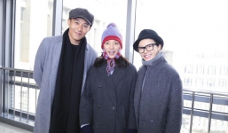 Triệu Vy đón sinh nhật tuổi 40 tại phim trường